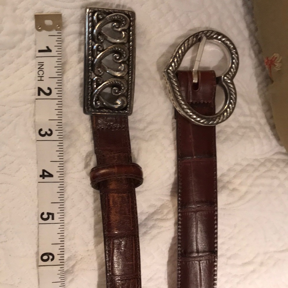 Bogo 2 pretty heart Brighton leather belts 😚🥰